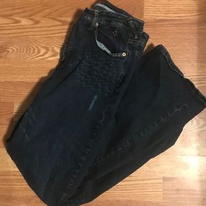 Baby Phat Bootcut Jeans Dark Wash size 14 EUC